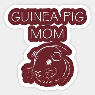 Guinea Pig Mom Sticker